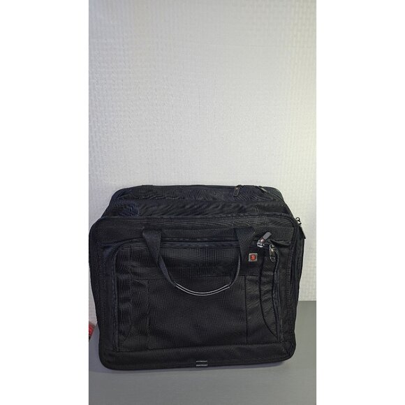Victorinox Black Nylon Wheeled Laptop Briefcase With Telescopic Handle - Picture 2 of 12